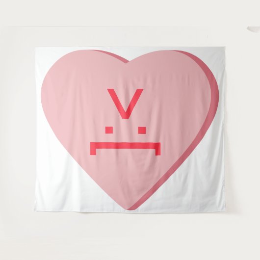 Candy Heart - Teufelskreis Wandteppich (Vorderseite (Horizontal))