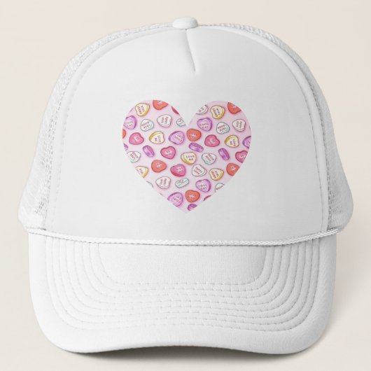 Candy Heart Truckerkappe (Vorderseite)