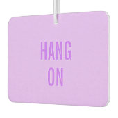 CANDY HEART Valentine "Hang On" Lila Autolufterfrischer (Links)