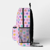 Candy Hearts Bedruckter Rucksack (Rechts)