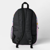 Candy Hearts Bedruckter Rucksack (Rückseite)