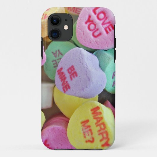 Candy Hearts Case-Mate iPhone Hülle (Rückseite)