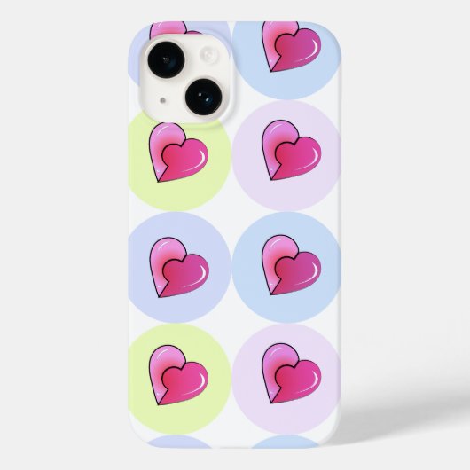 Candy Hearts Case-Mate iPhone Hülle (Rückseite)