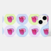 Candy Hearts Case-Mate iPhone Hülle (Rückseite (Horizontal))