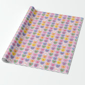 Candy Hearts Custom Messages Valentine Geschenkpapier (Ungerollt)