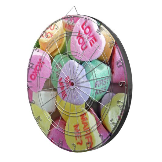 Candy Hearts Dartscheibe (Vorderseite rechts)
