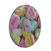 Candy Hearts Dartscheibe (Vorderseite Links)