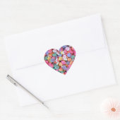 Candy Hearts Herz-Aufkleber (Umschlag)