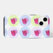 Candy Hearts iPhone Hülle (Rückseite (Horizontal))