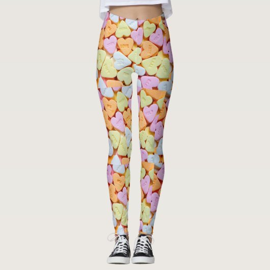Candy Hearts Leggings (Vorderseite)