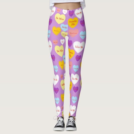 Candy Hearts Leggings (Vorderseite)