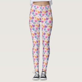 Candy Hearts Leggings (Pink)