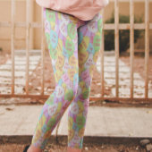 Candy Hearts Leggings Valentine's Day Muster