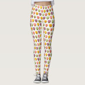 Candy Hearts Liebe Pattern Leggings (Vorderseite)