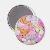 Candy Hearts Magnet (Vorderseite/Rückseite)