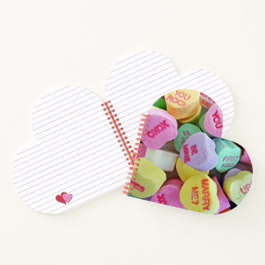 Candy Hearts Notizblock (Innenseite)