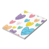 Candy Hearts Notizblock (Rotiert)