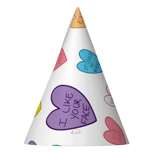 Candy Hearts Partyhütchen (Links)