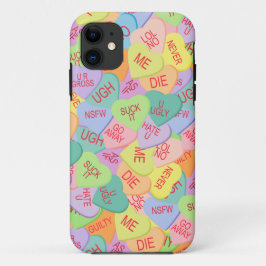 Candy Hearts Pattern - SFW Case-Mate iPhone Hülle