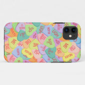 Candy Hearts Pattern - SFW Case-Mate iPhone Hülle (Rückseite (Horizontal))