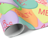Candy Hearts Pattern - SFW Geschenkpapier (Rolleneckpunkt)