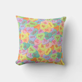 Candy Hearts Pattern - SFW Kissen