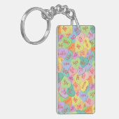 Candy Hearts Pattern - SFW Schlüsselanhänger (Vorderseite links)