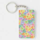 Candy Hearts Pattern - SFW Schlüsselanhänger (Vorderseite)