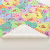 Candy Hearts Pattern - SFW Sherpadecke (3/4)