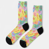 Candy Hearts Pattern - SFW Socken (Linkes Detail)