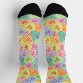 Candy Hearts Pattern - SFW Socken (Oben)