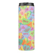 Candy Hearts Pattern - SFW Thermosbecher (Rückseite)