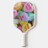 Candy Hearts Pickleball Schläger (Rückseite)