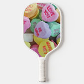 Candy Hearts Pickleball Schläger (Vorderseite)