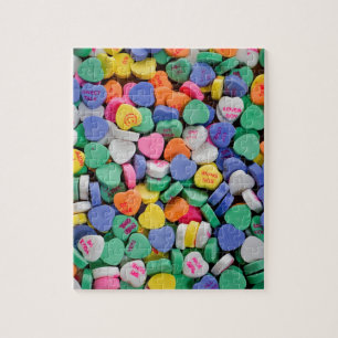 Candy Hearts Pile Puzzle