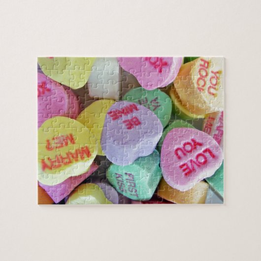 Candy Hearts Puzzle (Horizontal)