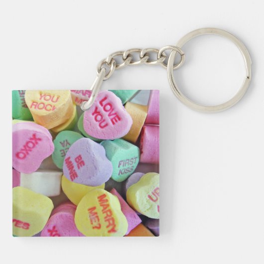 Candy Hearts Schlüsselanhänger (Rückseite)