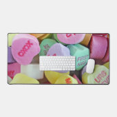 Candy Hearts Schreibtischunterlage (Tastatur & Maus)