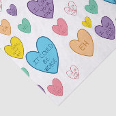 Candy Hearts Seidenpapier (Ausschnitt)