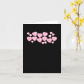 Candy Hearts Sticker Karte (Gelbe Blume)