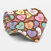 Candy Hearts Sweet Nothing Valentine Krawatte (Gerollt)