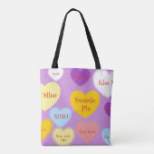 Candy Hearts Tasche (Rückseite)