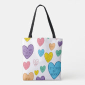 Candy Hearts Tasche (Rückseite)