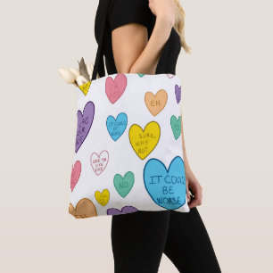 Candy Hearts Tasche