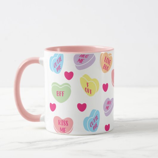 Candy Hearts Tasse (Links)
