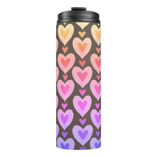 Candy Hearts Thermosbecher (Vorderseite)