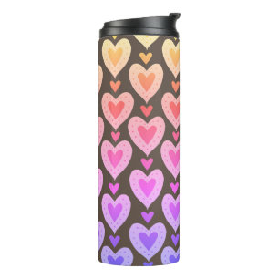 Candy Hearts Thermosbecher