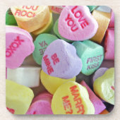 Candy Hearts Untersetzer (Vorderseite)