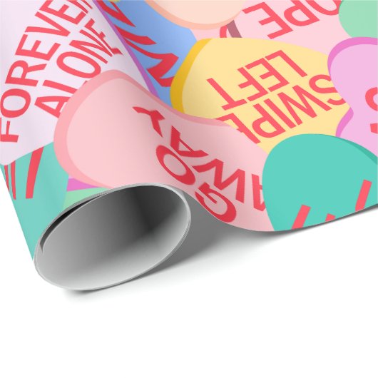 Candy Hearts V. 2.0 Geschenkpapier (Rolleneckpunkt)