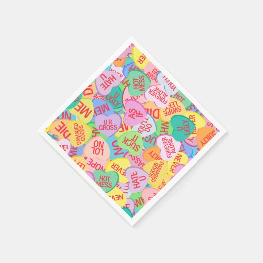 Candy Hearts V. 2.0 Serviette (Ecke)